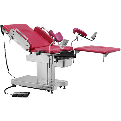 电动分娩椅 - FD-G-2 - Shanghai Wanyu Medical Equipment - 轮脚 / 带腿垫 / 带扶手