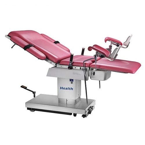 液压分娩椅 - TF - Shanghai Wanyu Medical Equipment - 轮脚 / 带腿垫 / 带扶手