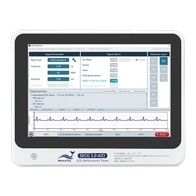 医疗器械测试仪 - SECG 5.0 AIO - WhaleTeq Co., Ltd - 氧气 / 信号 / 多参数