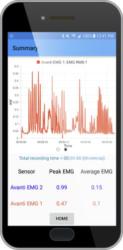 EMG软件模块 - EMG Logger - Delsys - 记录 / Android 安卓 / 用于智能手机