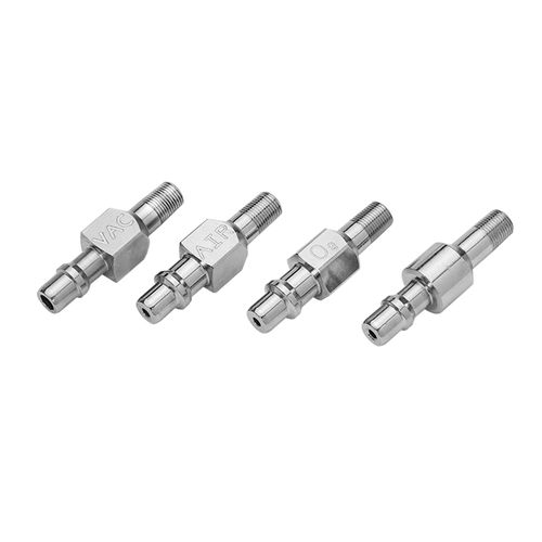 DIN连接器 - 315 series - Silbermann Technologies - 公端 / 用于医疗气体