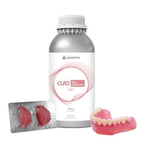 树脂材质牙科材料 - CURO ProDenture - Ackuretta Technologies LLC - 牙齿修复 / 液体 / 生物相容性