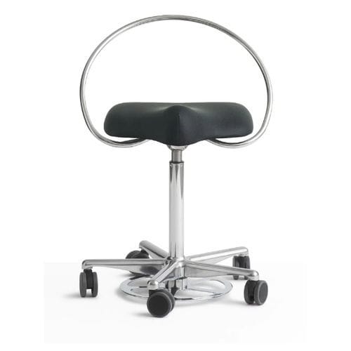 医用圆凳 - ReForm foot-operated - Dynamostol - 牙科 / 可调高度 / 带滑轮