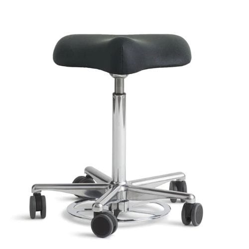 牙科凳子 - ReForm foot-operated - Dynamostol - 可调高度 / 带滑轮 / 黑色