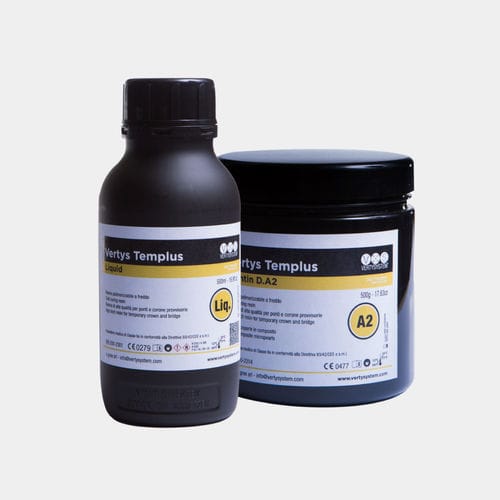 树脂材质牙科材料 - Templus - Vertysystem - A.Gree SRL - 用于牙冠 / 用于牙桥 / 粉末