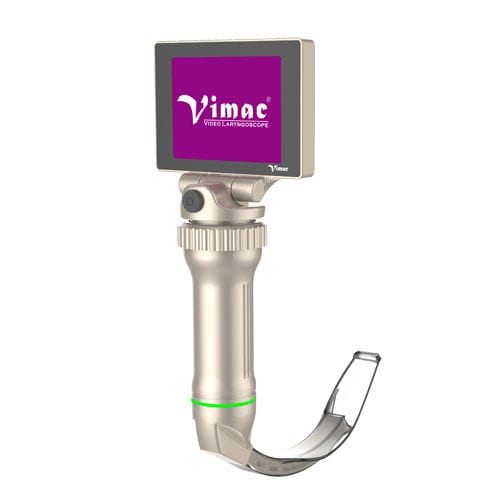 带视频显示器电子喉镜 - VM1202 - Vimac - 带刀头