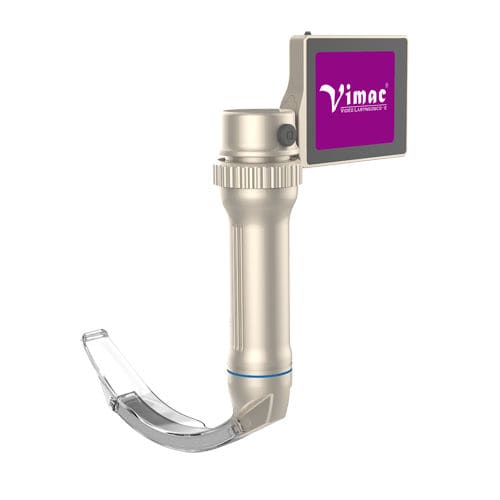 带视频显示器电子喉镜 - VM1102 - Vimac - 带刀头
