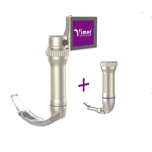 带视频显示器电子喉镜 - VM110 - Vimac - 带刀头