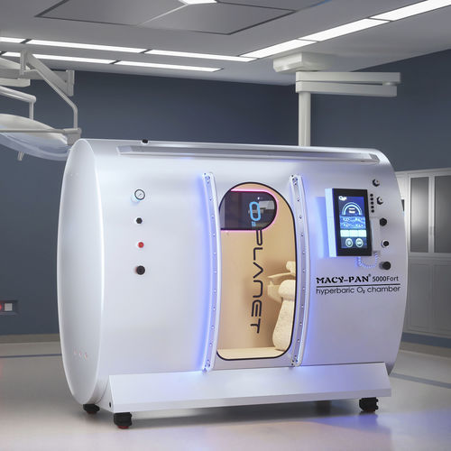 高压氧舱 - HE5000 Fort - Shanghai Baobang Medical Equipment - 带脚轮 / 双人