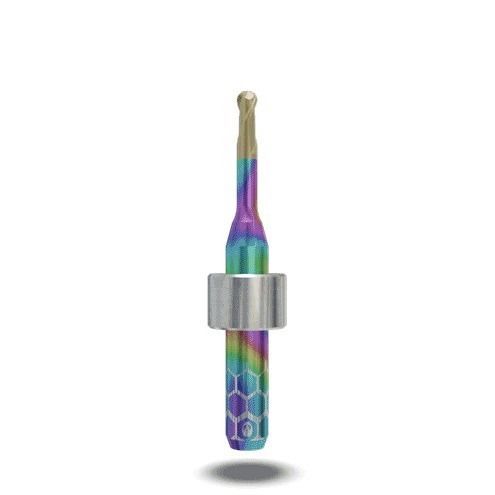牙科铣刀 - CT.TTN.B2.30.6.160.50.X.R6 - Alien Tools GmbH - 碳化物 / 钛 / 黄铜