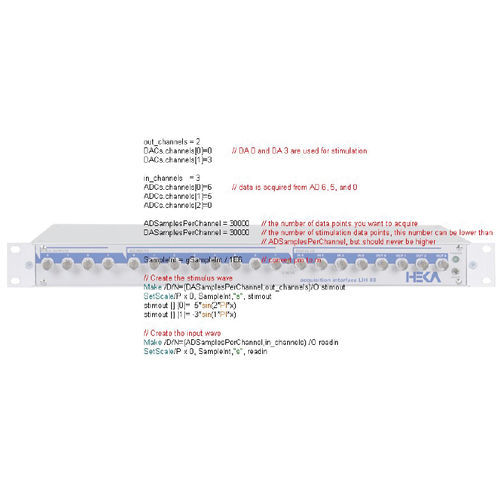 医疗控制软件 - LIH XOPs - HEKA - 采集 / 医用 / Windows