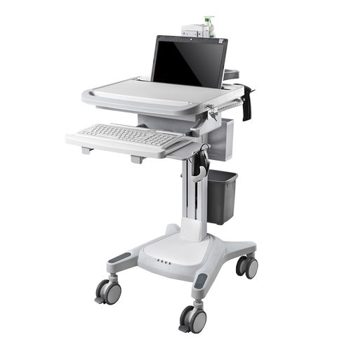 可调高度电脑推车 - HS-T-10 - Shandong HESOURCE Medical Equipment - 模块化