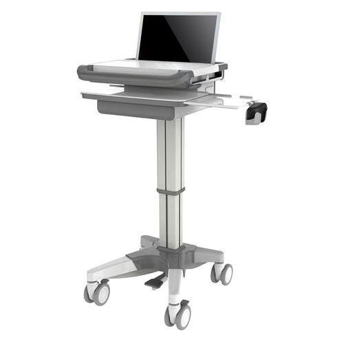 带电池电脑推车 - HS-T-12 - Shandong HESOURCE Medical Equipment - 可调高度
