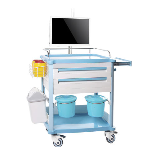 医用推车 - HS-T-15 - Shandong HESOURCE Medical Equipment - 医院用 / 通用 / 升降