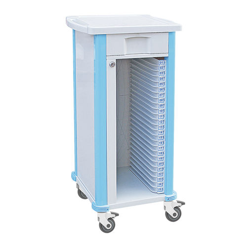 病历手推车 - HS-B-03 - Shandong HESOURCE Medical Equipment - 医用 / 装载 / 存储