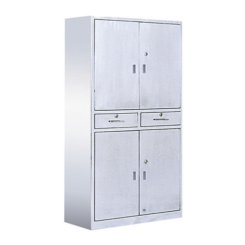 医用柜 - SS-HS-D07​ - Shandong HESOURCE Medical Equipment - 带门 / 带抽屉 / 不锈钢