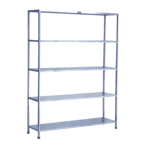 4层搁板货架 - SS-HS-D09​ - Shandong HESOURCE Medical Equipment - 开放式结构