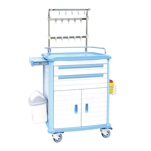 医用推车 - HS-F-07 - Shandong HESOURCE Medical Equipment - 用于器械 / 药品 / 运输