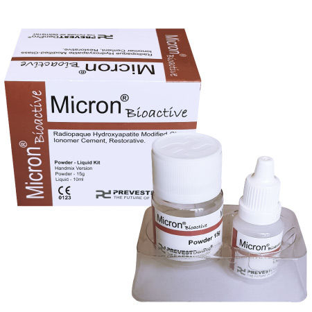 餐饮业牙齿胶粘剂 - Micron® Bioactive - PREVEST DENPRO LIMITED - 牙髓 / 玻璃离聚物 / 化学键合