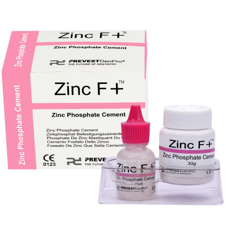 牙嵌牙齿胶粘剂 - Zinc F+ - PREVEST DENPRO LIMITED - 用于牙齿填补物 / 正畸托槽 / 用于牙冠