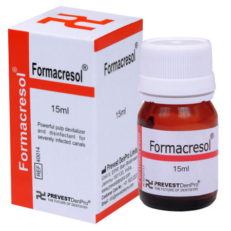 树脂材质牙科材料 - Formacresol - PREVEST DENPRO LIMITED - 用于根管治疗 / 液体