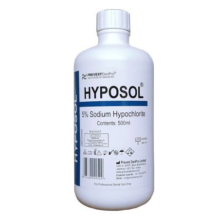 次氯酸钠牙科材料 - Hyposol - PREVEST DENPRO LIMITED - 牙髓 / 液体