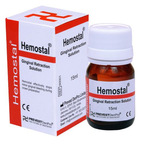 瓷质牙科材料 - Hemostal - PREVEST DENPRO LIMITED - 氯化铝 / 牙龈 / 液体