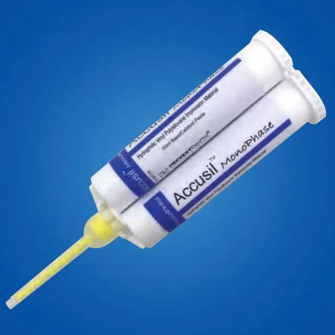 乙烯基聚硅氧烷牙科材料 - ACCUSIL MONOPHASE - PREVEST DENPRO LIMITED - 用于牙桥 / 用于牙冠 / 用于牙嵌