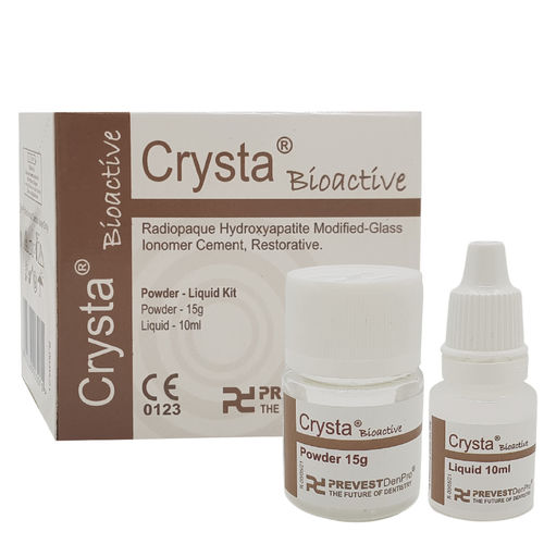 餐饮业牙齿胶粘剂 - Crysta® Bioactive - PREVEST DENPRO LIMITED - 牙髓 / 玻璃离聚物 / 化学键合