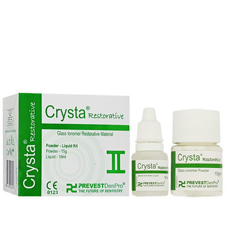 餐饮业牙齿胶粘剂 - Crysta® Restorative - PREVEST DENPRO LIMITED - 玻璃离聚物