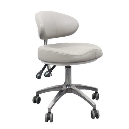 可调高度手术椅 - JG-B2 - FOSHAN JINGLE MEDICAL EQUIPMENT CO., LTD - 移动式 / 气动 / 不锈钢