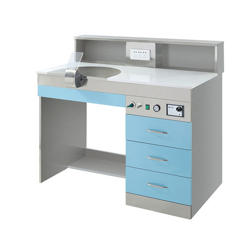 牙科实验室工作台 / 培训 - JG-J1 - FOSHAN JINGLE MEDICAL EQUIPMENT CO., LTD - 带抽屉 / 紧凑型 / 配有通风设备