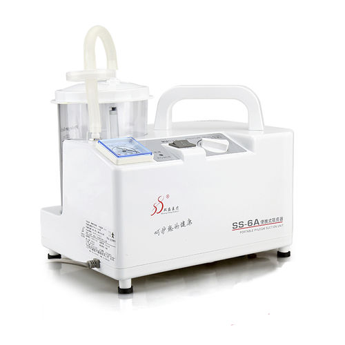 电动手术吸引器 - SS-6A - Jiangsu Shuangsheng Medical Equipment - 手术引流清创 / 便携式
