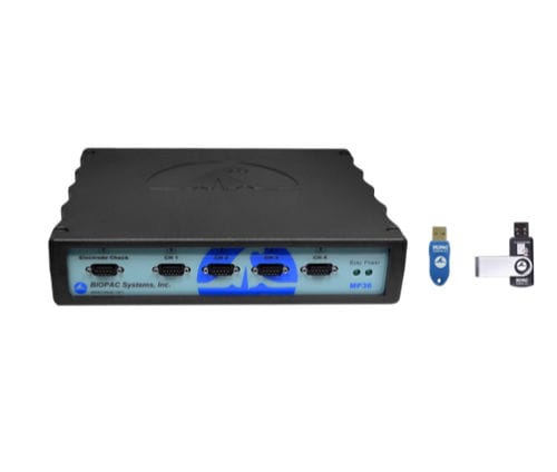 生物信号采集系统 / 用于研究 - MP36RWSW-NDT - Biopac Systems - 转运 / 4通道 / USB