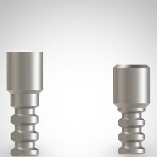 不锈钢牙科模拟种植体 - P-ANL0x series - PRECISE IMPLANT SYSTEMS - 直线型