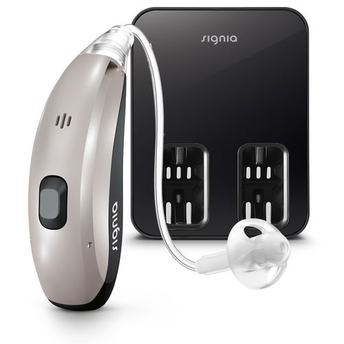 开放式耳背助听器 - Motion™ Charge&Go Nx. - Signia - 远程遥控