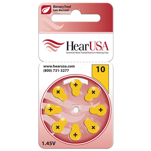 助听器电池 - HSA01080 - HearUSA