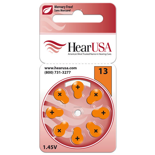 助听器电池 - HSA01380 - HearUSA