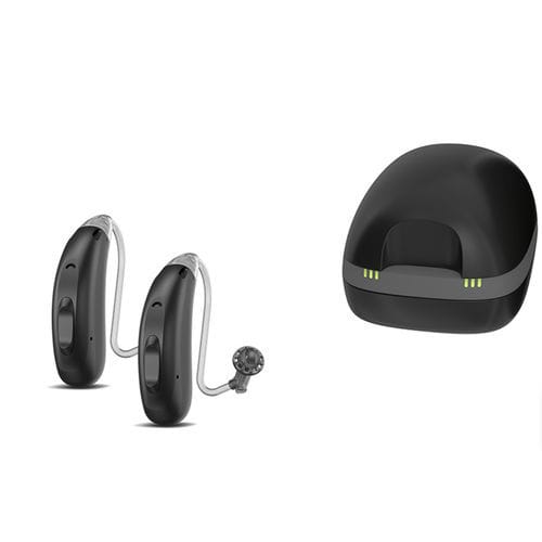 耳后式BTE助听器 - DUO Li-Ion G6 - Audio-Service - 可充电 / 感应器 / 米色