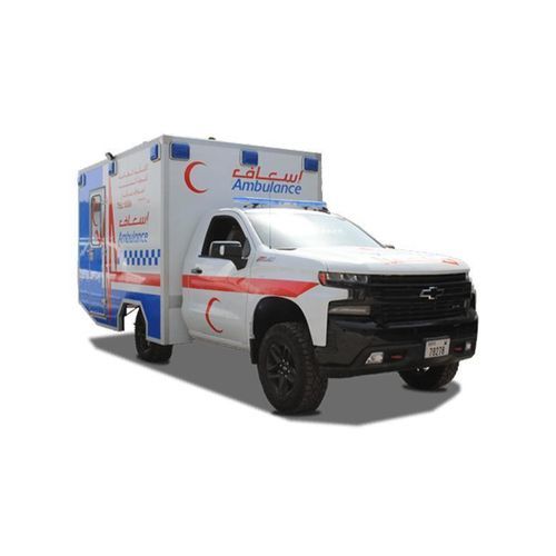 重症监护救护车 - Chevrolet Silverado - Abronn - 运输病患 / 隔间式 / 4担架