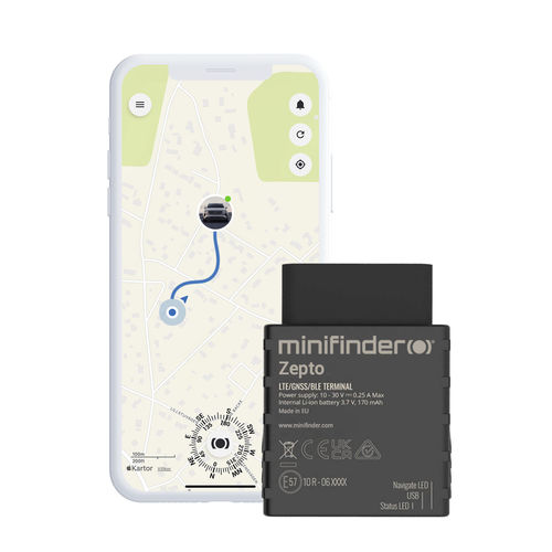 GPS定位系统 - Zepto - MiniFinder Sweden - 用于车辆 / 带跟踪系统 / 配有智能警报器