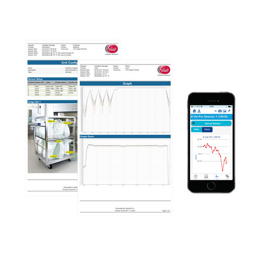 确认软件 - ValSuite®  - Ellab Validation & Monitoring Solutions - 分析 / 报告 / 监护