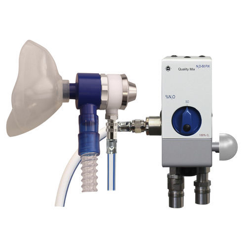 麻醉气体混合器 - QualityMix N2O 50 FIX - DEHAS Medical Systems - O2 / N2O / 管道流量计