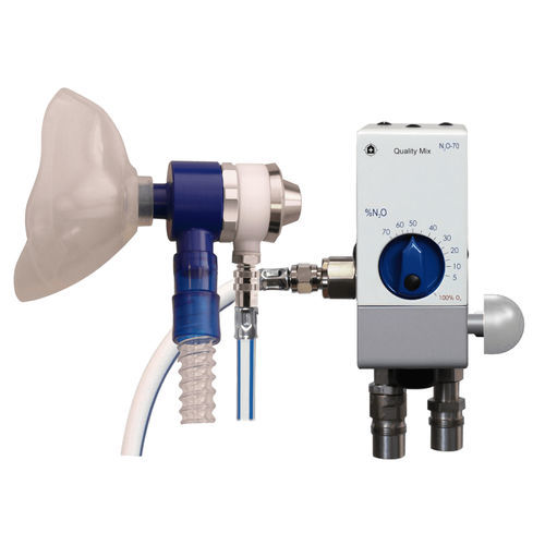 麻醉气体混合器 - QualityMIX N2O 70 - DEHAS Medical Systems - O2 / N2O / 管道流量计