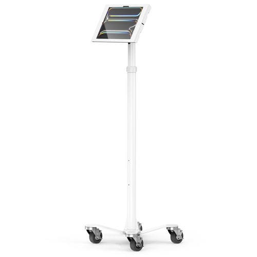 数字平板电脑推车 - iPad Pro M4/iPad Air M2 2024 Enclosure Medical Rolling Cart  - Maclocks / Compulocks - 可调高度 / 安全