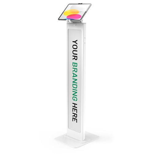 倾斜医用设备支架 - Universal Tablet Brandable Floor Stand - Cling BrandMe - Maclocks / Compulocks - 回转 / 平板电脑 / 医用
