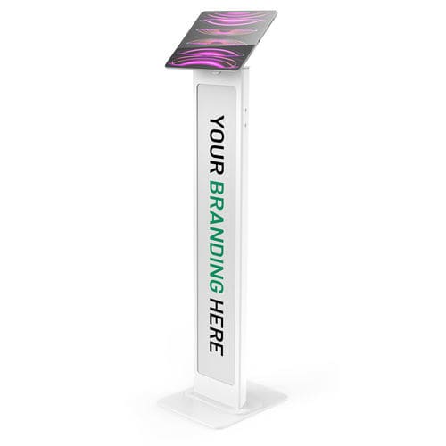 平板电脑医用设备支架 - Brandable Floor Stand with Invisible Universal Tablet Mount - Maclocks / Compulocks - 落地式