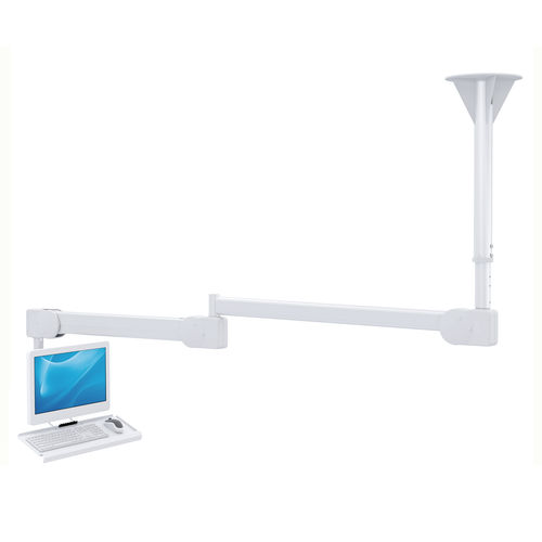 关节型医用设备支架 - 982CA-2 - Diwei Industrial Co., Ltd. - 倾斜 / 高度可调节 / 用于LCD显示器