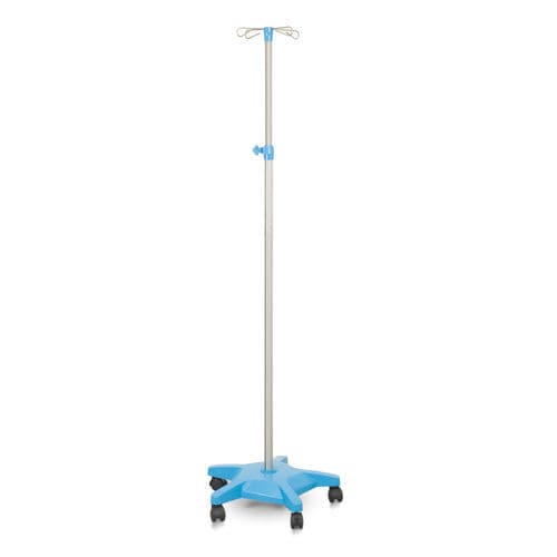 带滑轮输液架 - SR10.70 - Inspital Medical Technology - 4 个钩子 / 不锈钢