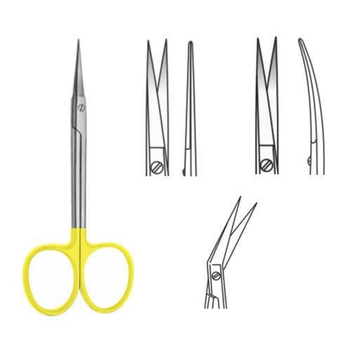 牙科手术剪 - Iris Scissor TC - J+K Chirurgische Instrumente - Iris / 人用 / 碳化钨